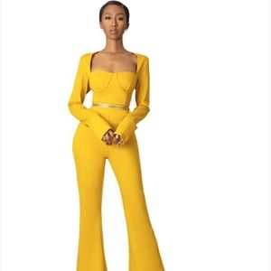 Hanifa Kai Zipper Jumpsuit